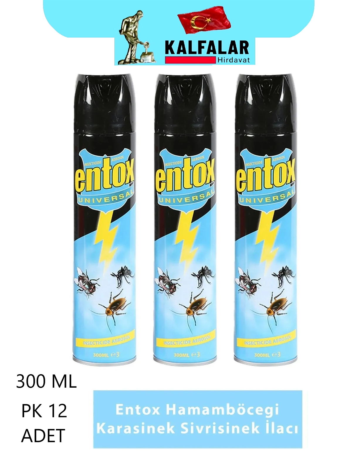 SİNEK İLACI SPREY 300 ML  PK 12 ADET