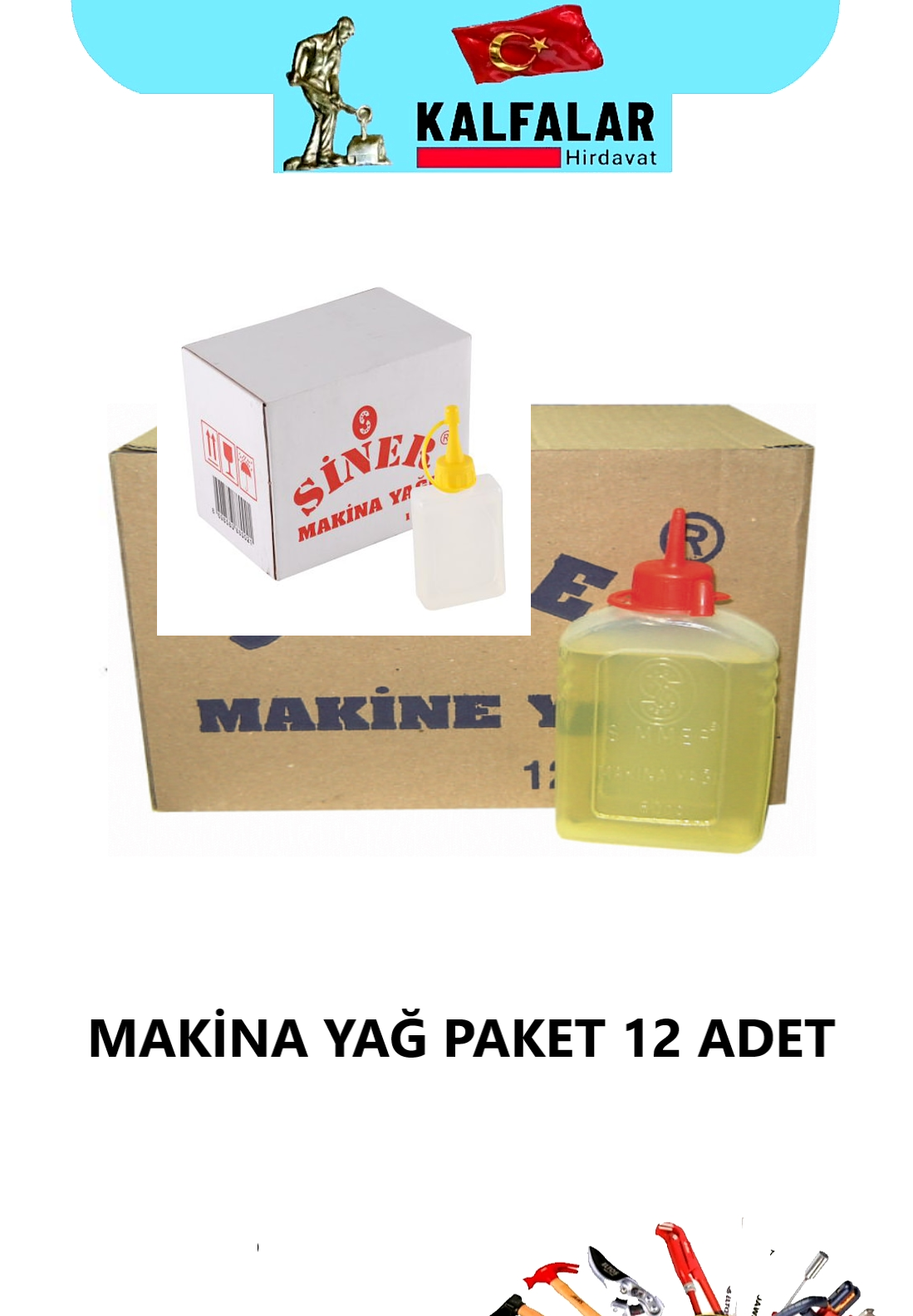 MAKİNA YAĞ 35 GR PAKET 12 ADET