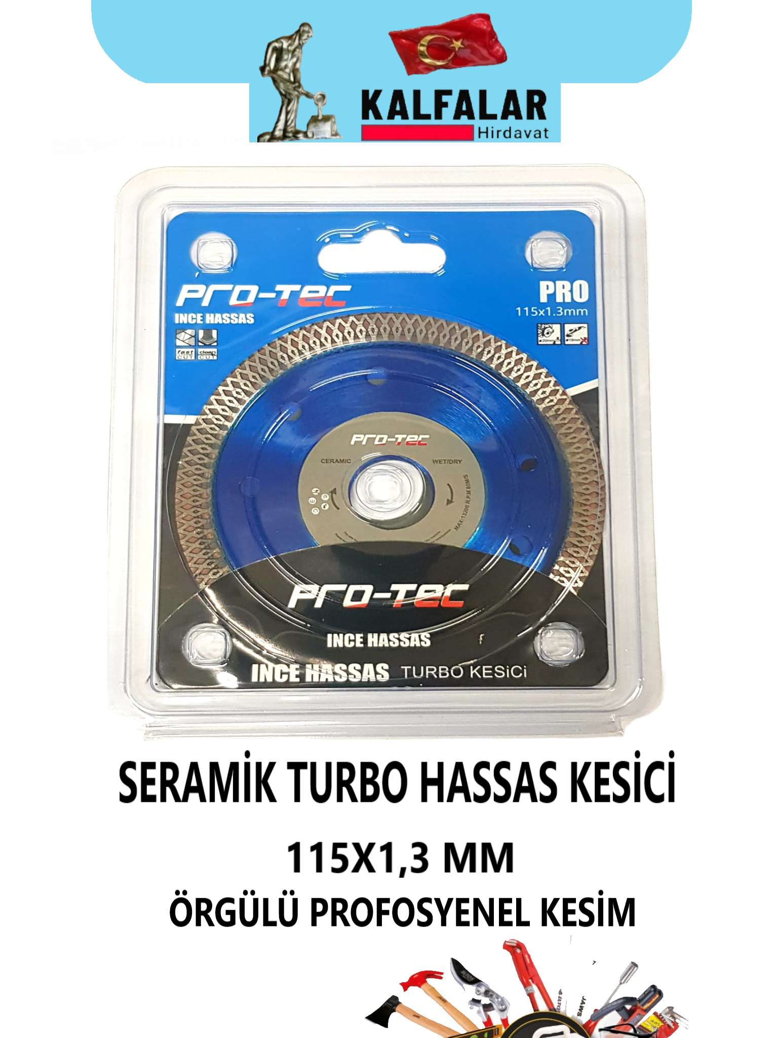 SERAMİK TURBO HASSAS KESİCİ 115MMX1,3 MM STALYON