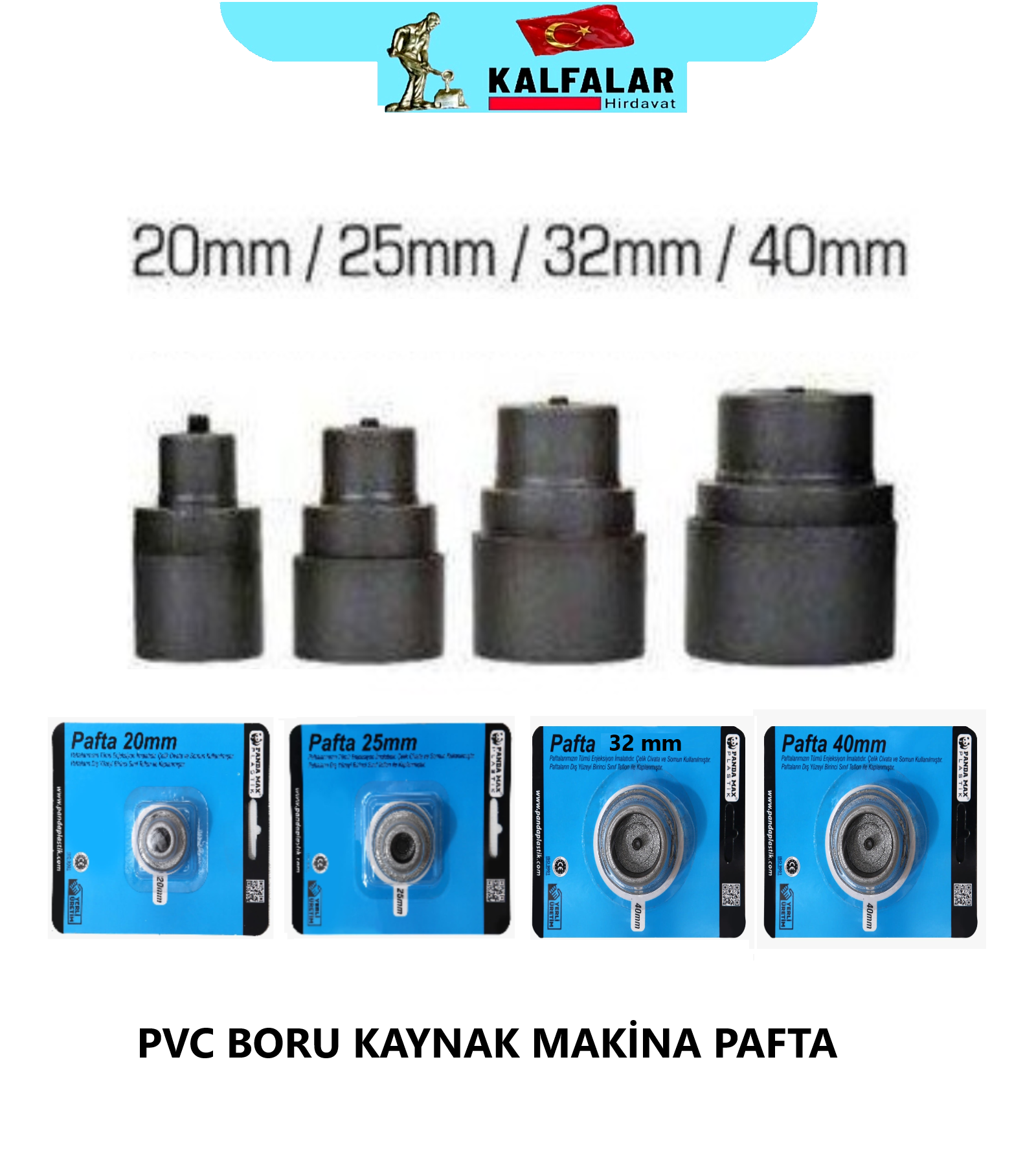 PVC BORU MAKİNA PAFTA 40 MM