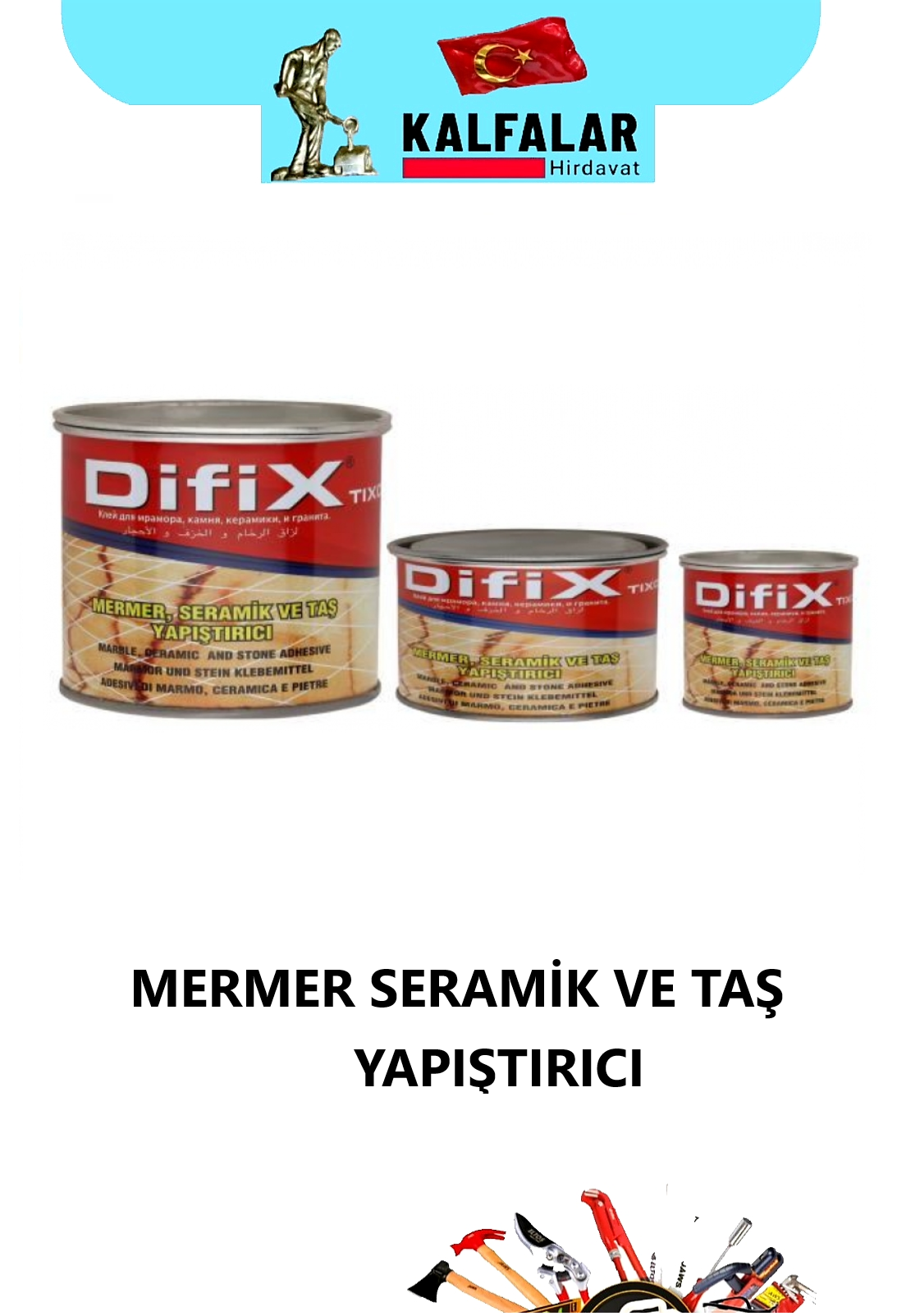 MERMER SERAMİK VE TAŞ YAPIŞTIRICI 1000 GR