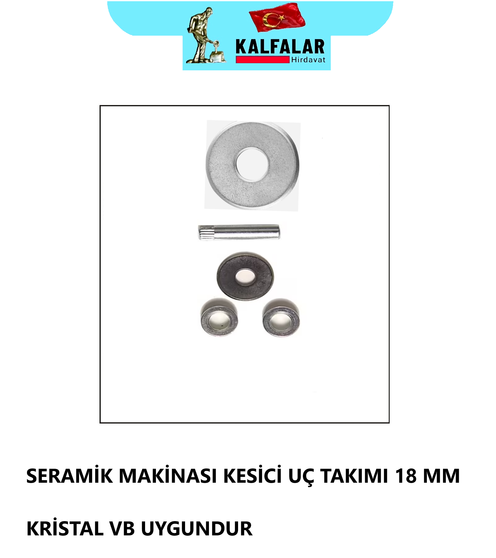 SERAMİK MAKİNASI ELMAS SET 18 MM  
