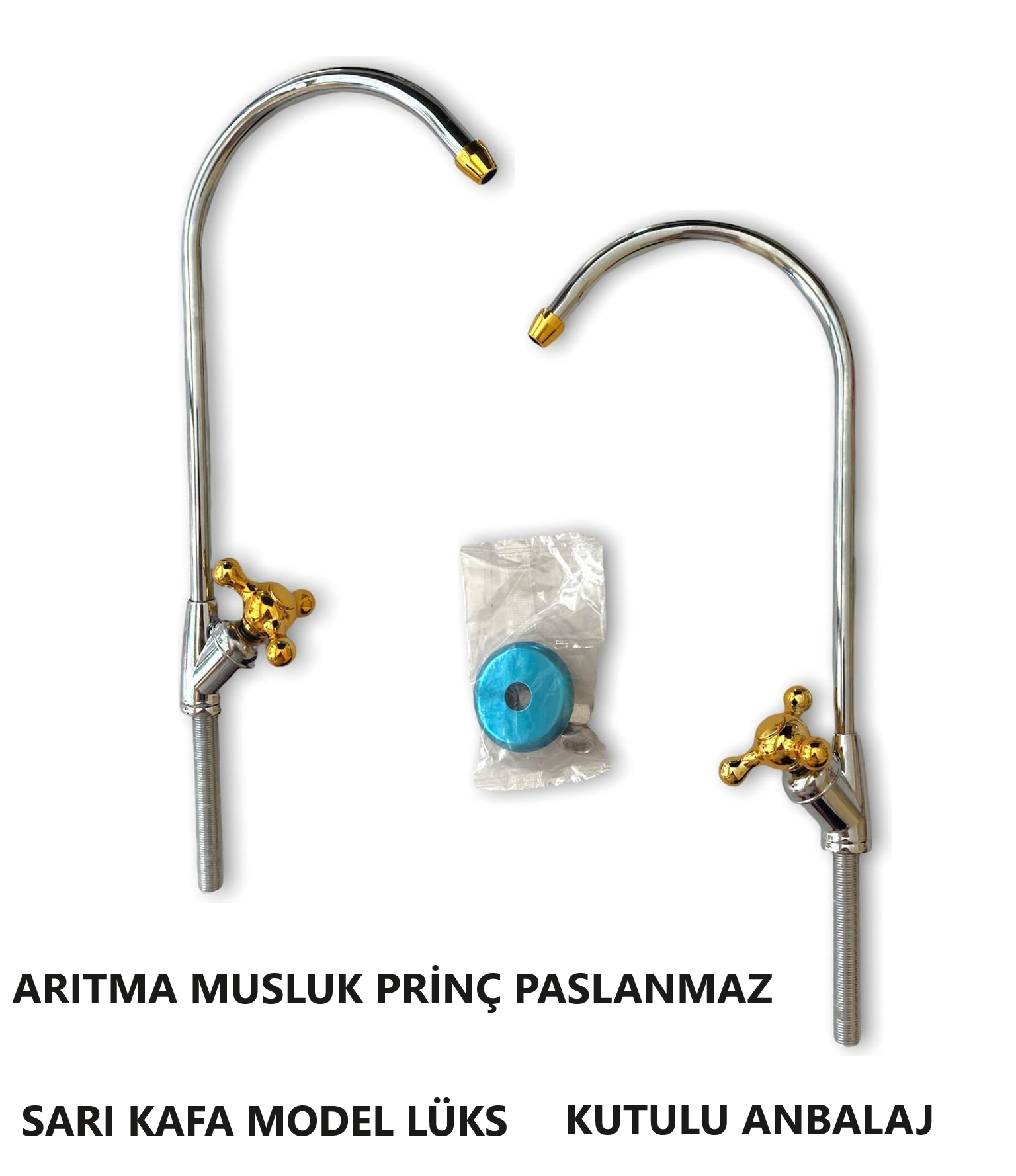 MUSLUK ARITMA KROM KUTULU LÜKS SARI KULP