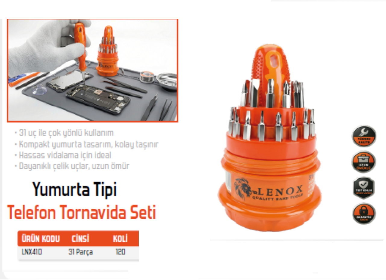 TORNAVİDA SAATÇİ TELOFONCU YUMURTA 31 PCS 