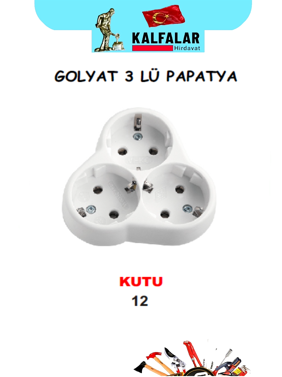 PRİZ GOLYAT 3 LÜ PAPATYA 