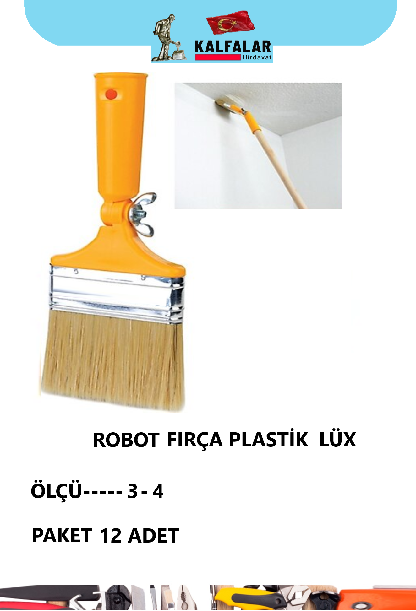 ROBOT FIRÇA PLASTİK LÜX NO.4