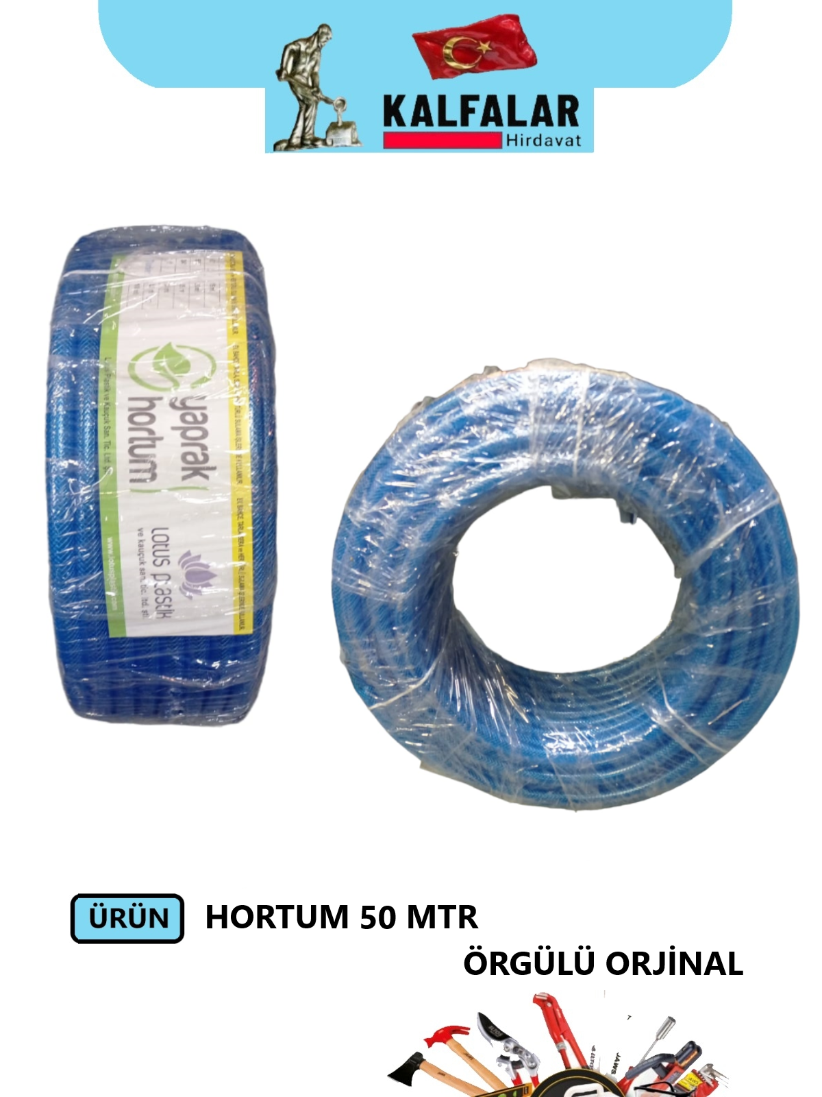 HORTUM 50 MTR ÖRGÜLÜ ORJİNAL  