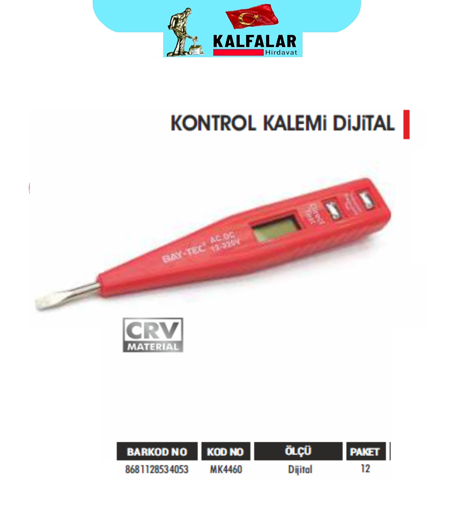 KONTROL KALEMİ DİJİTAL BYTEK