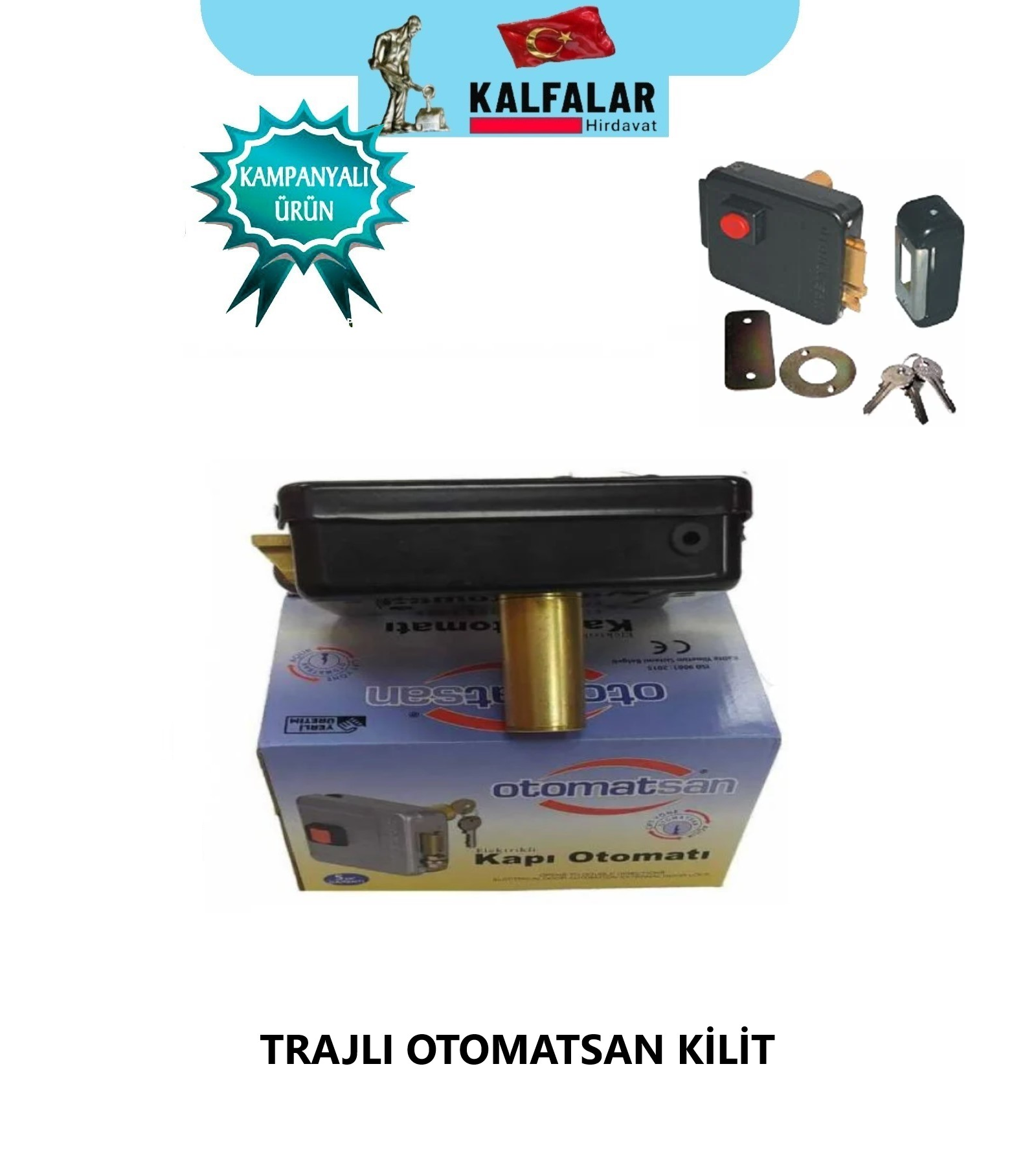 OTOMATSAN TRAJLI KİLİT SİYAH