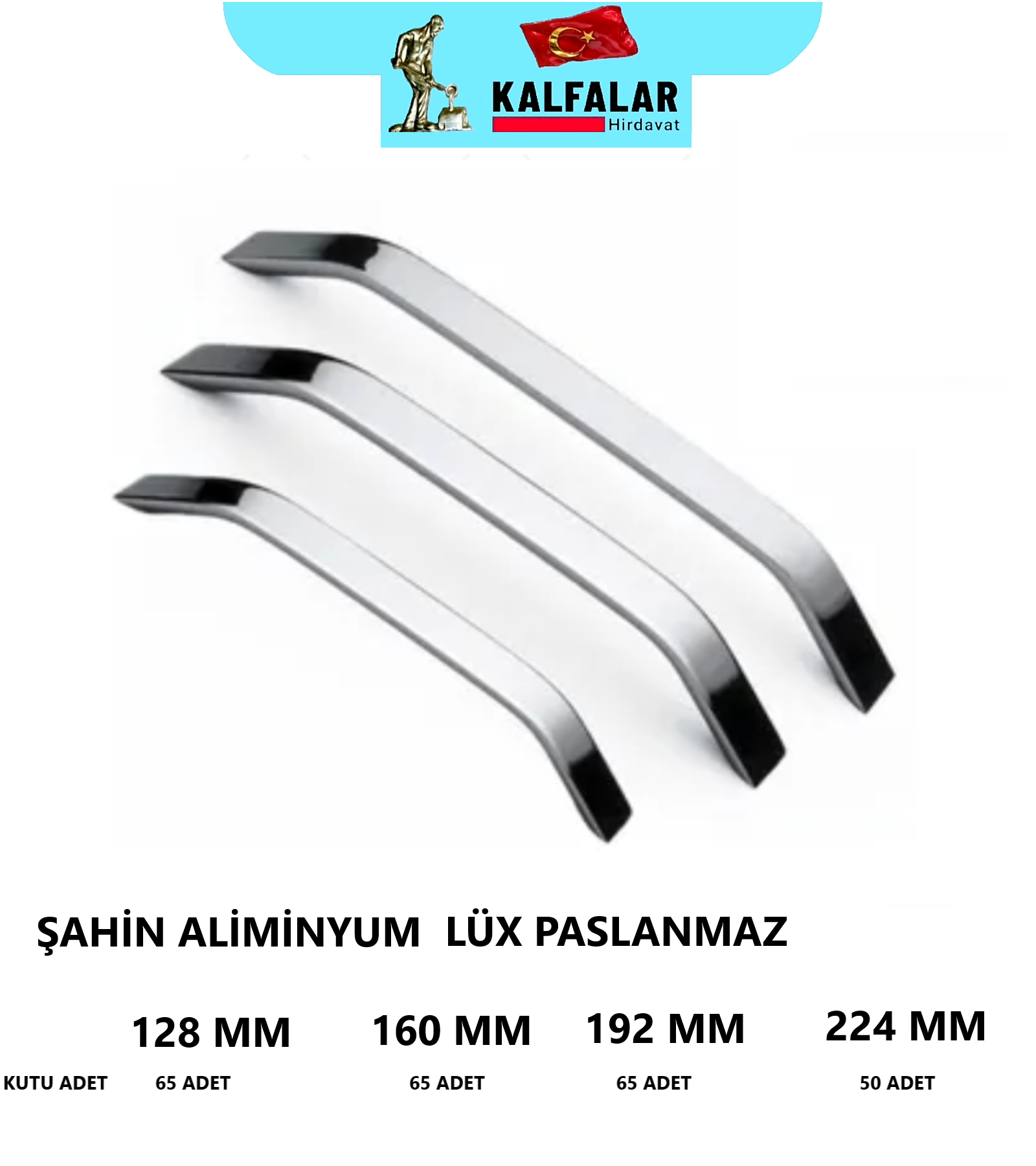 KULP ŞAHİN EKONOMİK ZAMAK PASLANMAZ 224 MM