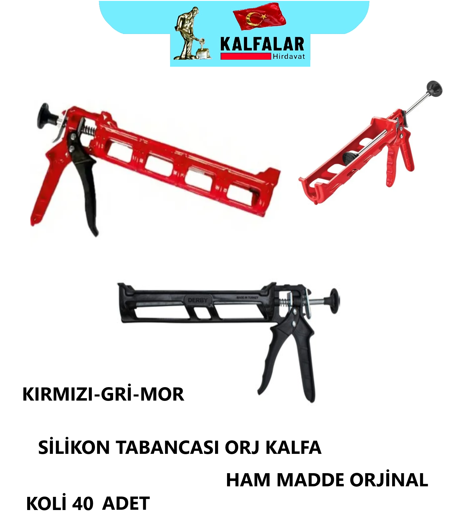 SİLİKON TABANCASI ORJ HAM MADDE KALFA TASARIM