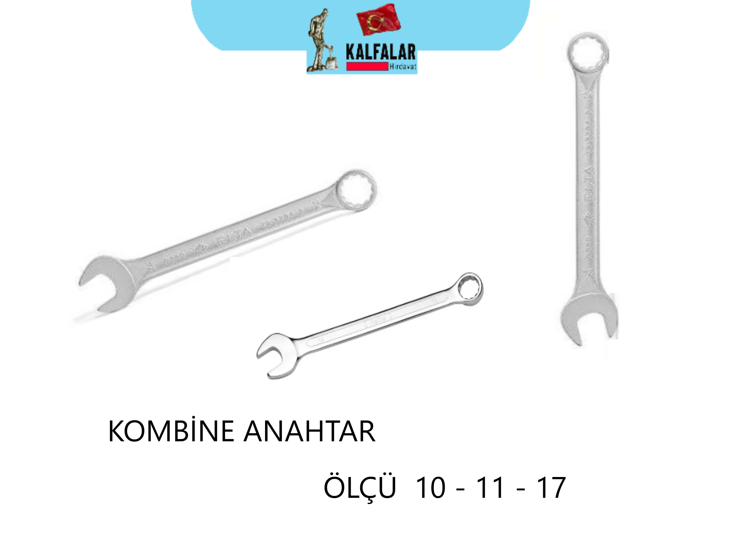 ANAHTAR KOMBİNE 17 MM 21 CM EKONOMİK