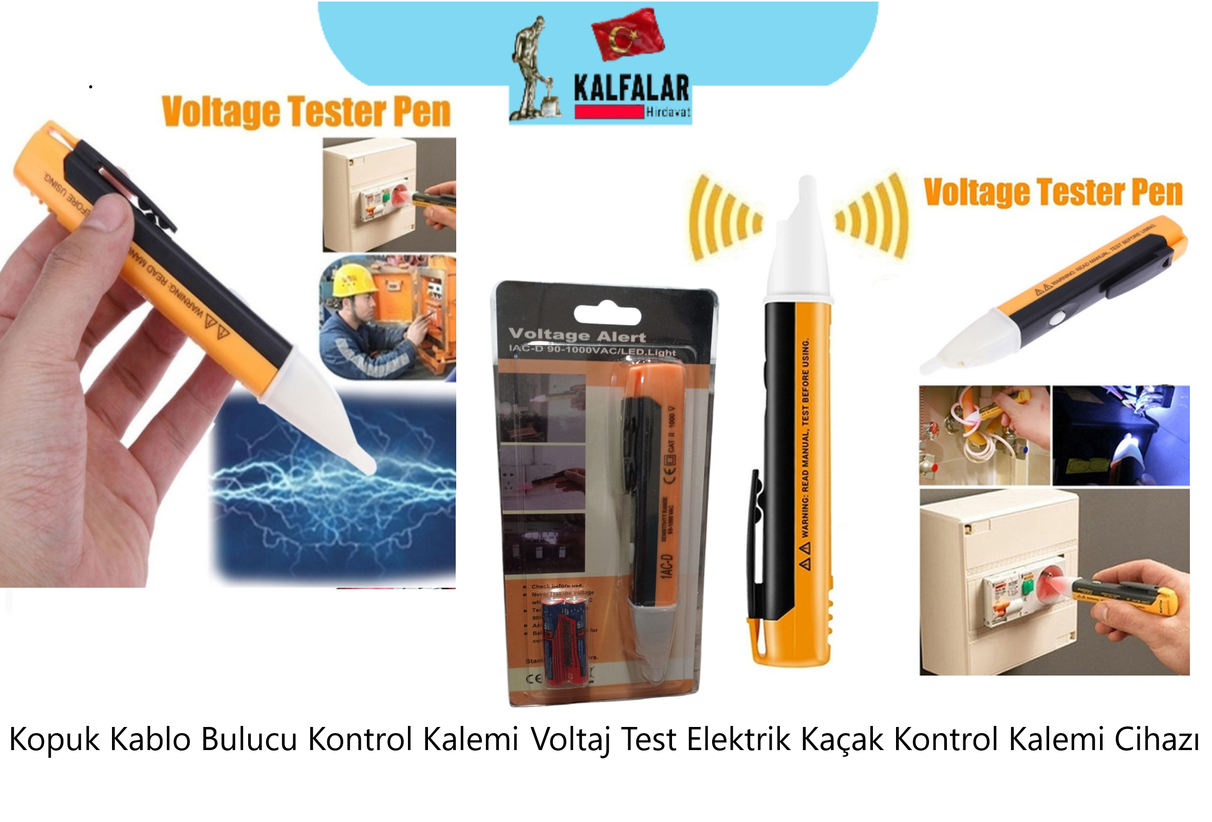 KONTROL KALEM ELEKTRİK KOPUK KABLO 2 AD PİLLİ