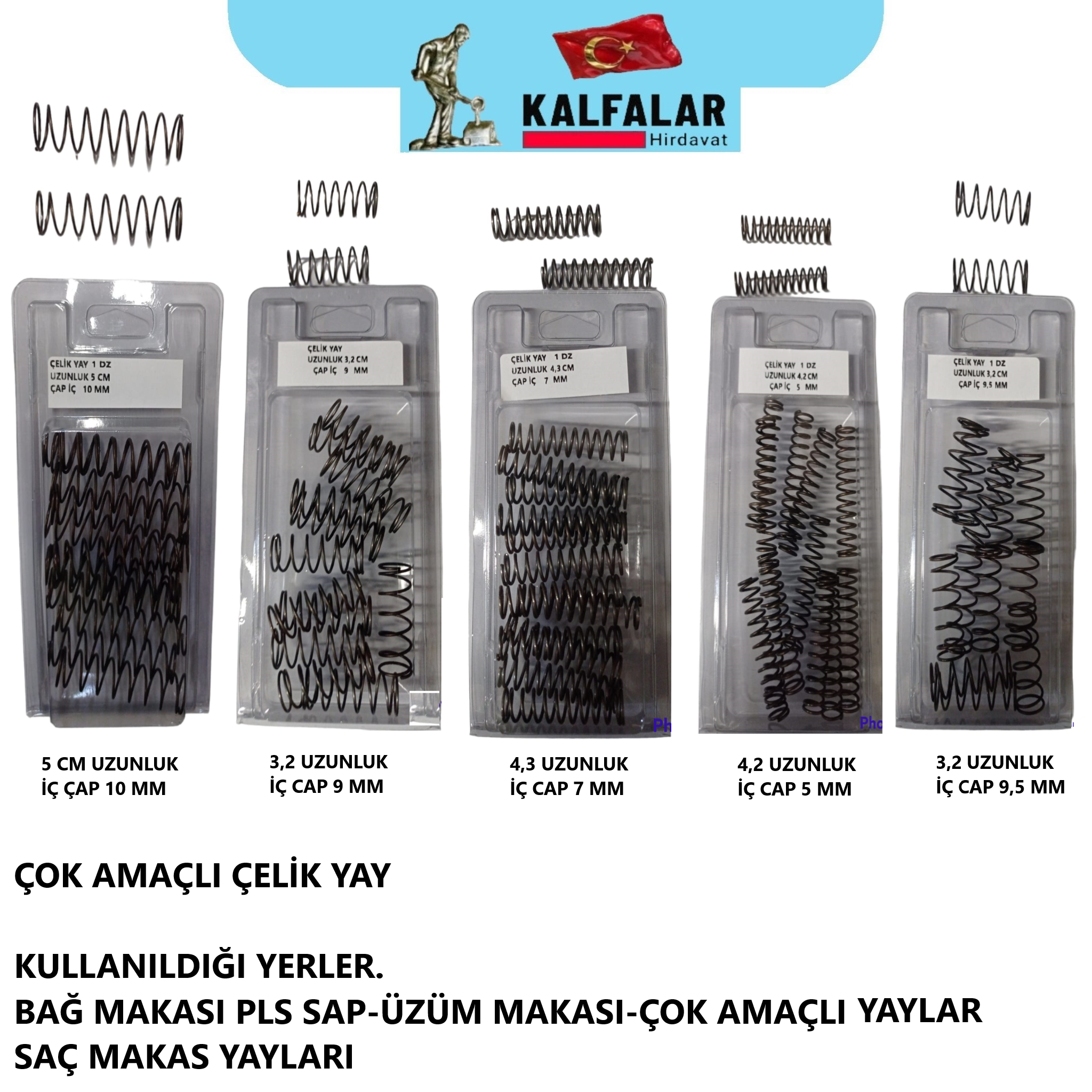 YAY ÇELİK ÇOK AMAÇLI 4,2 CM X 5 MM İÇ PK 1 DZ
