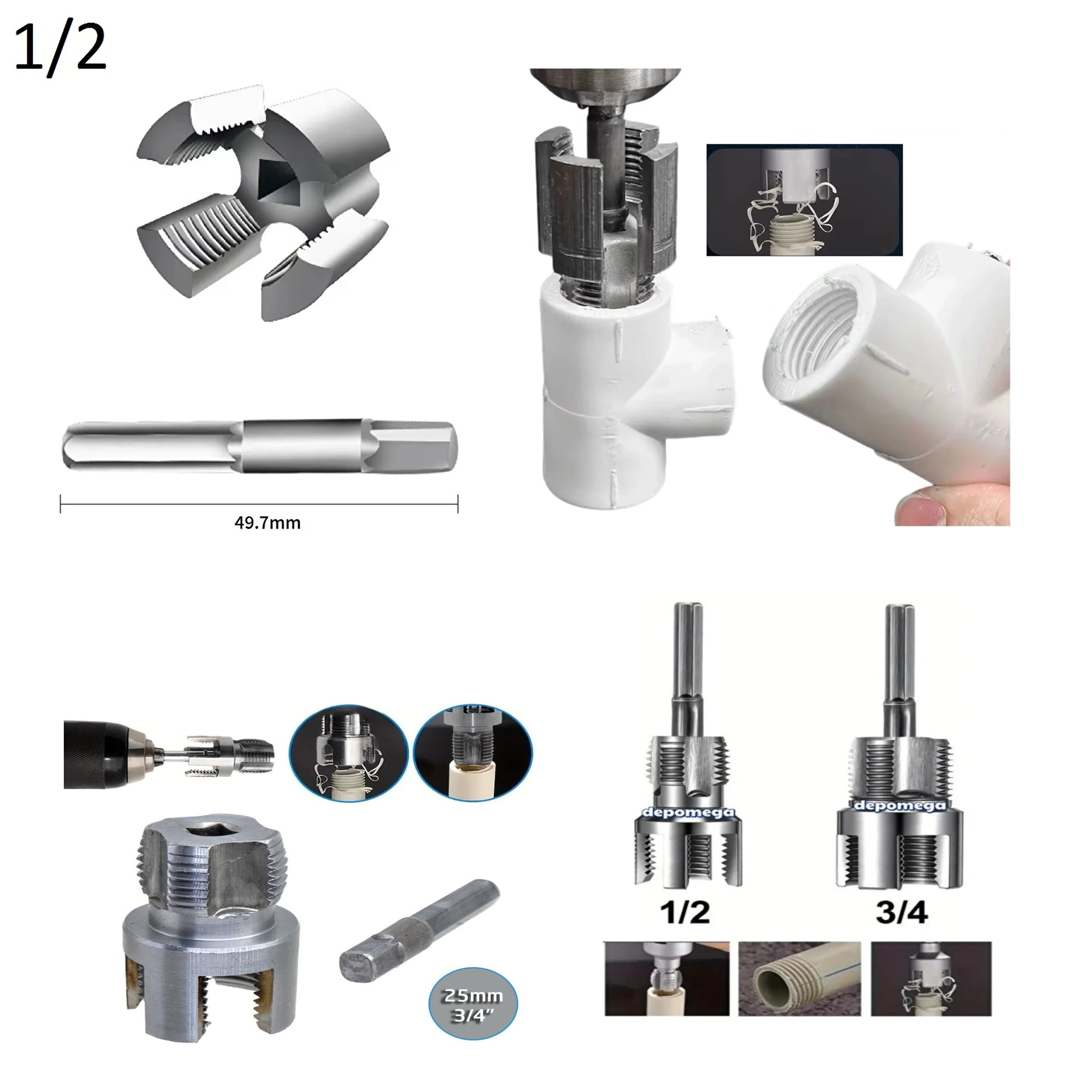 PVC BORU DİŞ AÇMA 3/4 APARAT