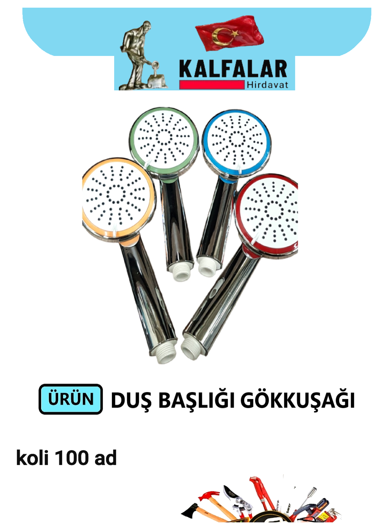DUŞ BAŞLIĞI FONKSİYONLU BÜYÜK KAFA GÖKKUŞAĞI