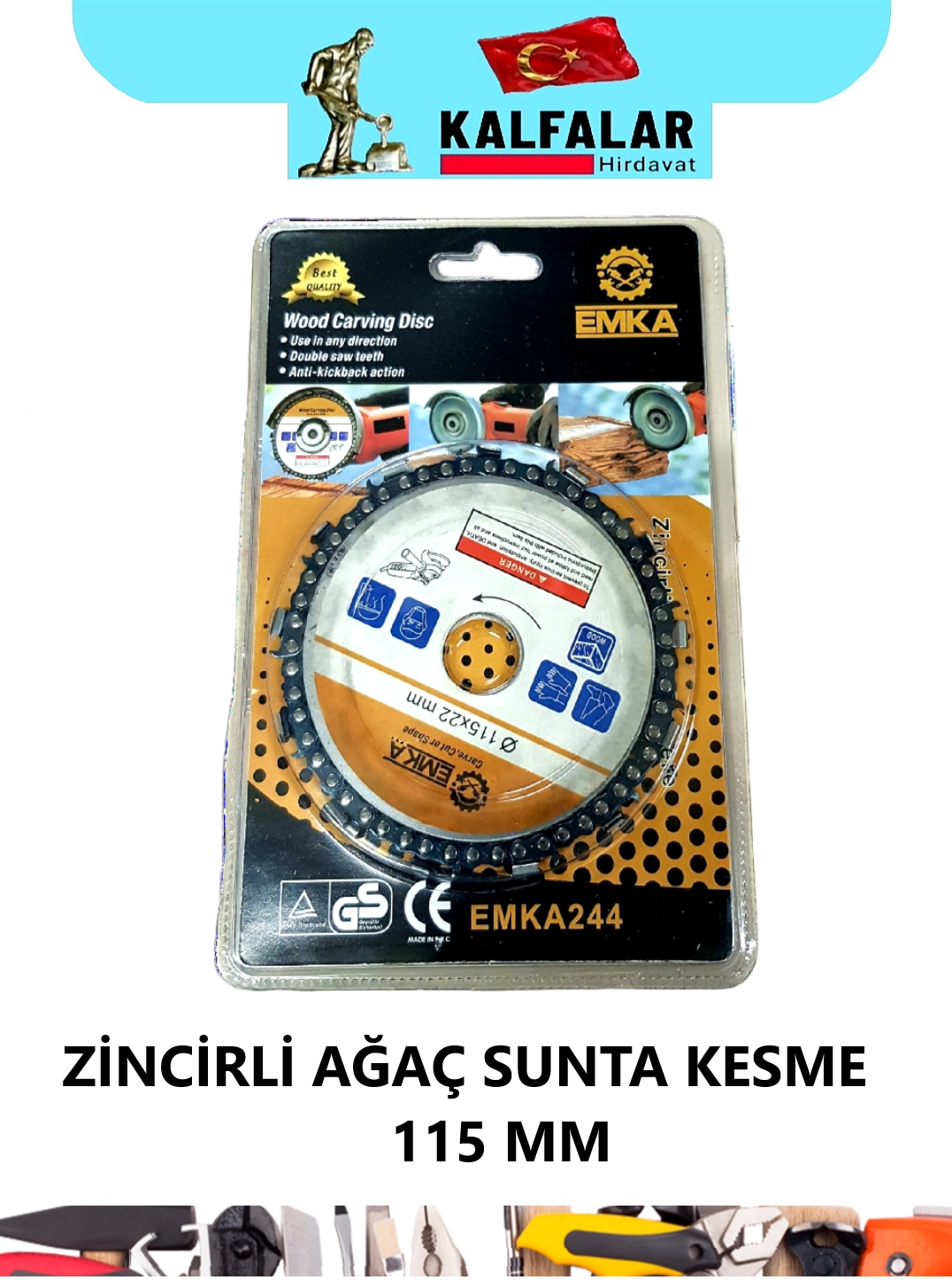 ZİNCİRLİ SUNTA VE AĞAÇ KESME  115 MM