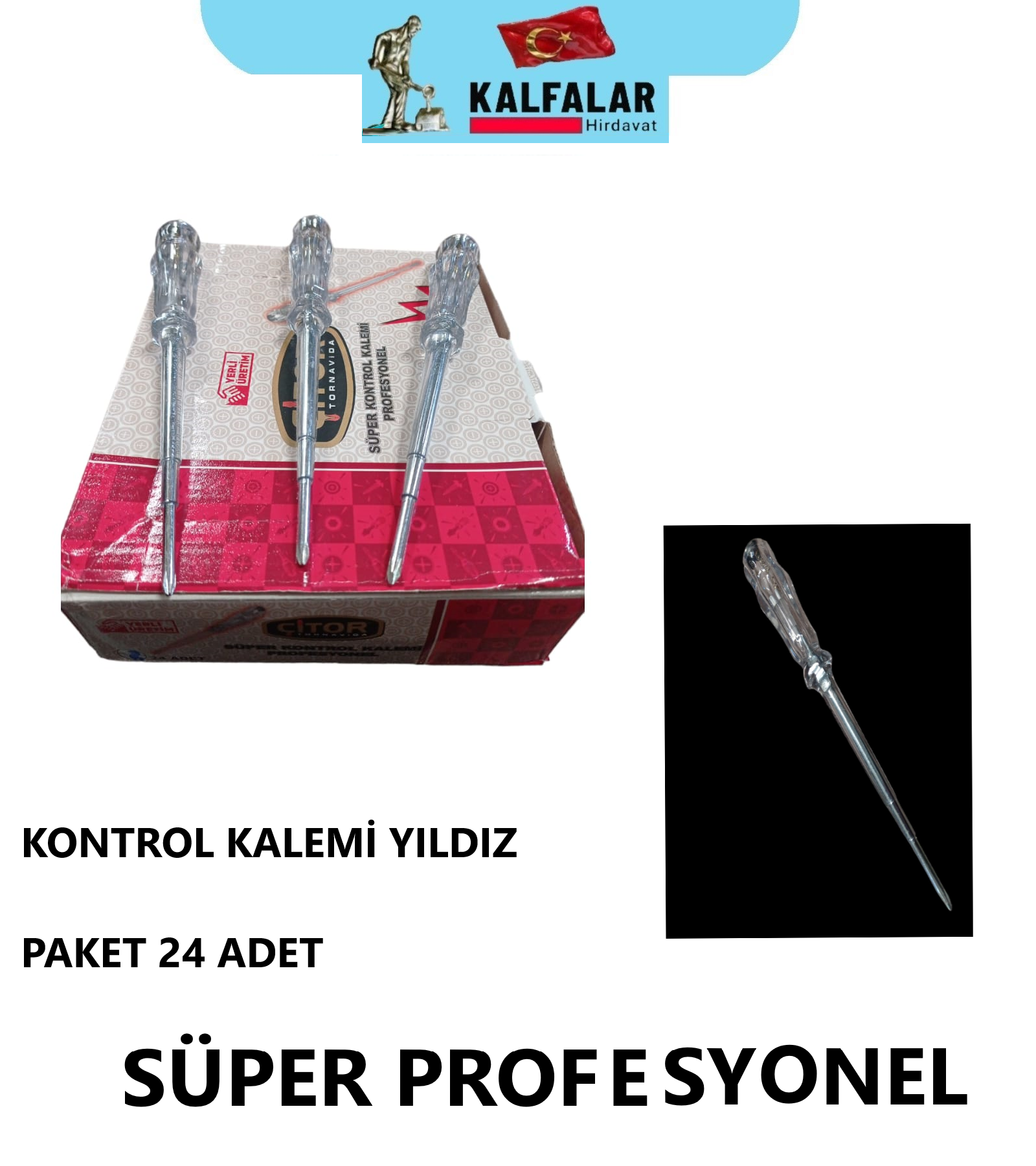 KONTROL KALEMİ ÇİTOR YILDIZ ÇELİK PROF