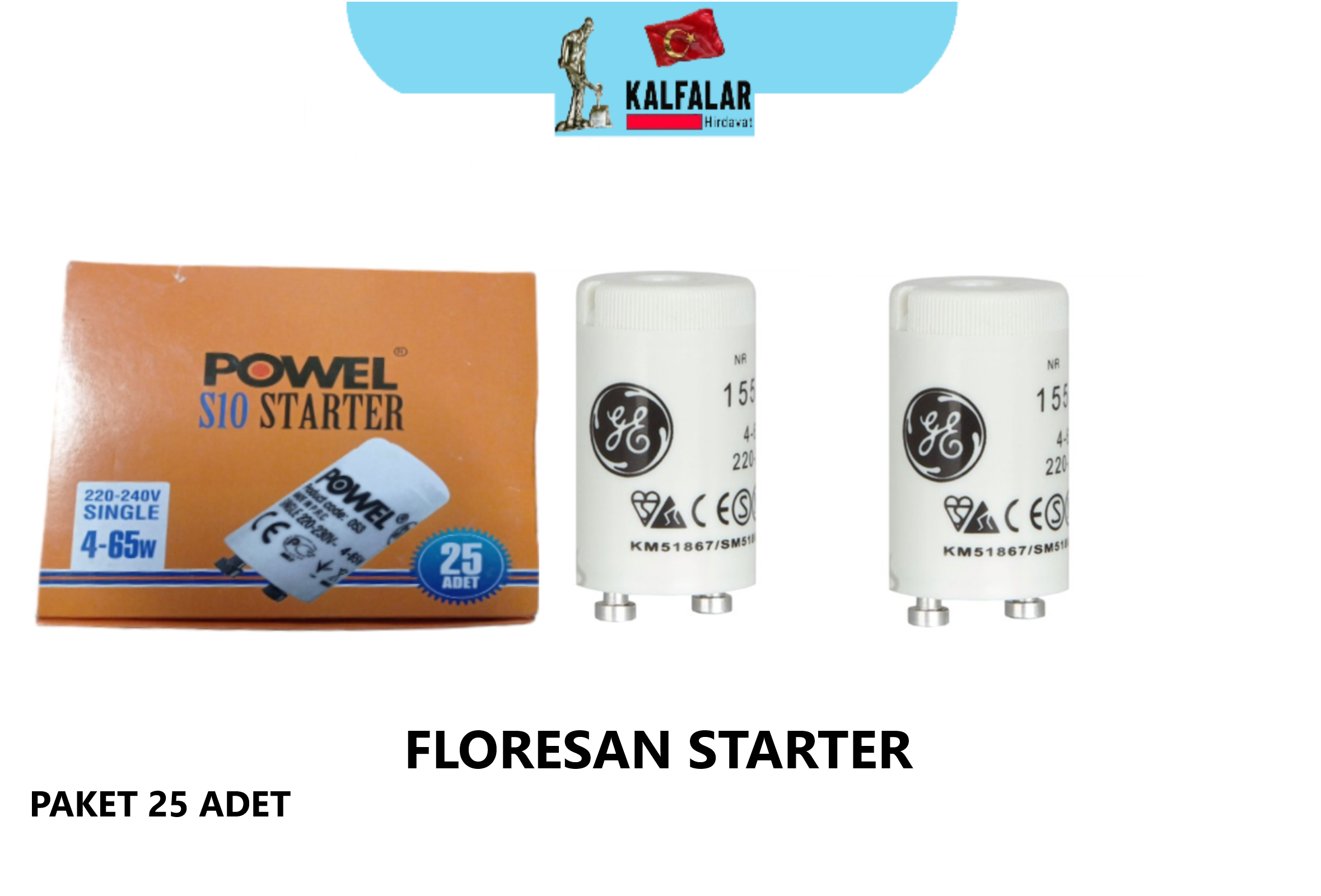 STARTER FLORESAN PK 25 ADET