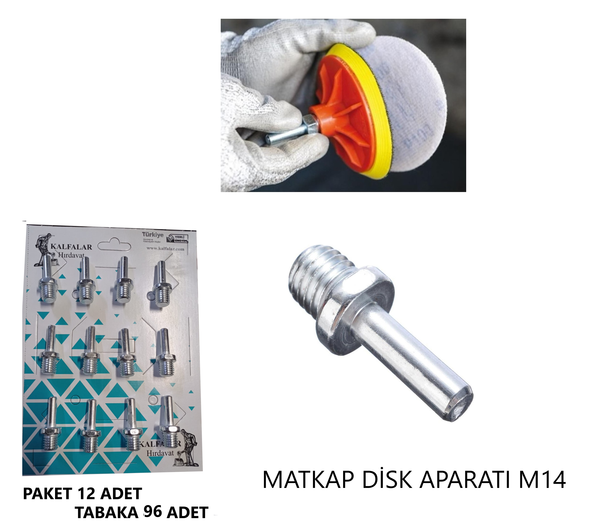 MATKAP DİSK APARATI M14 PK 12 ADET 