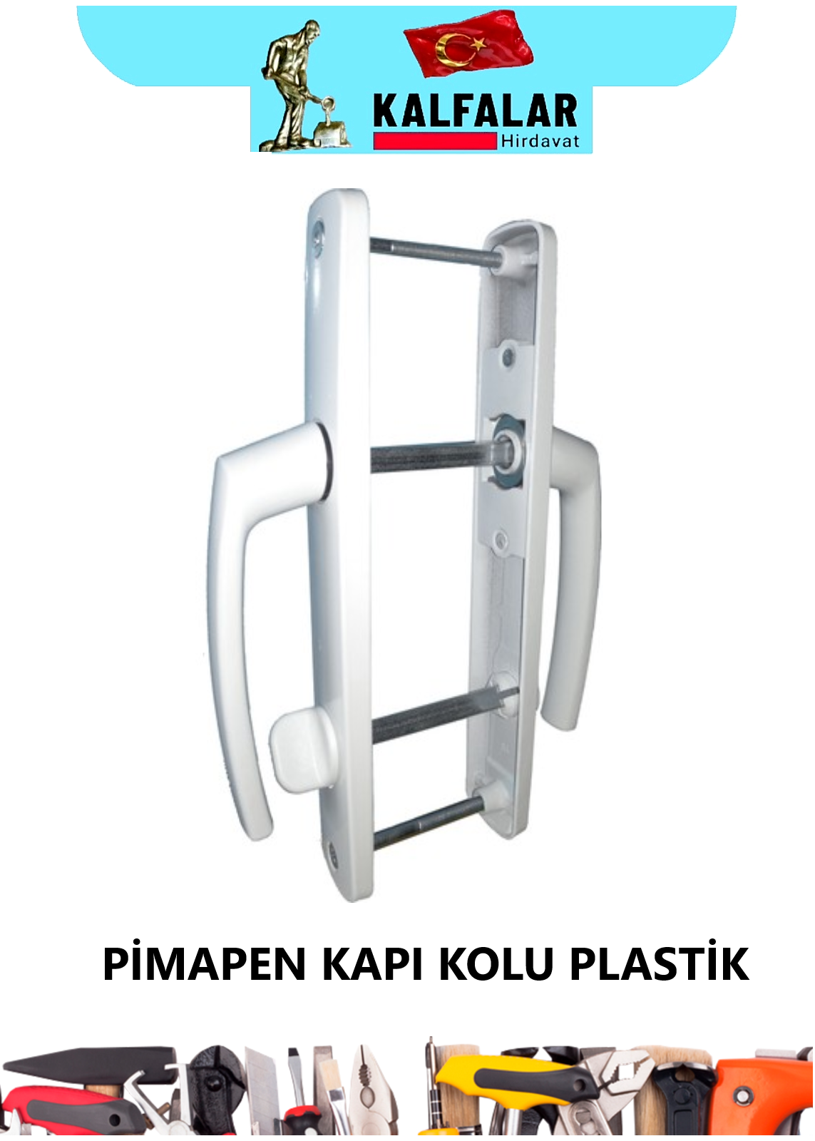 PVC PİMAPEN KAPI KOLU PLASTİK YALE