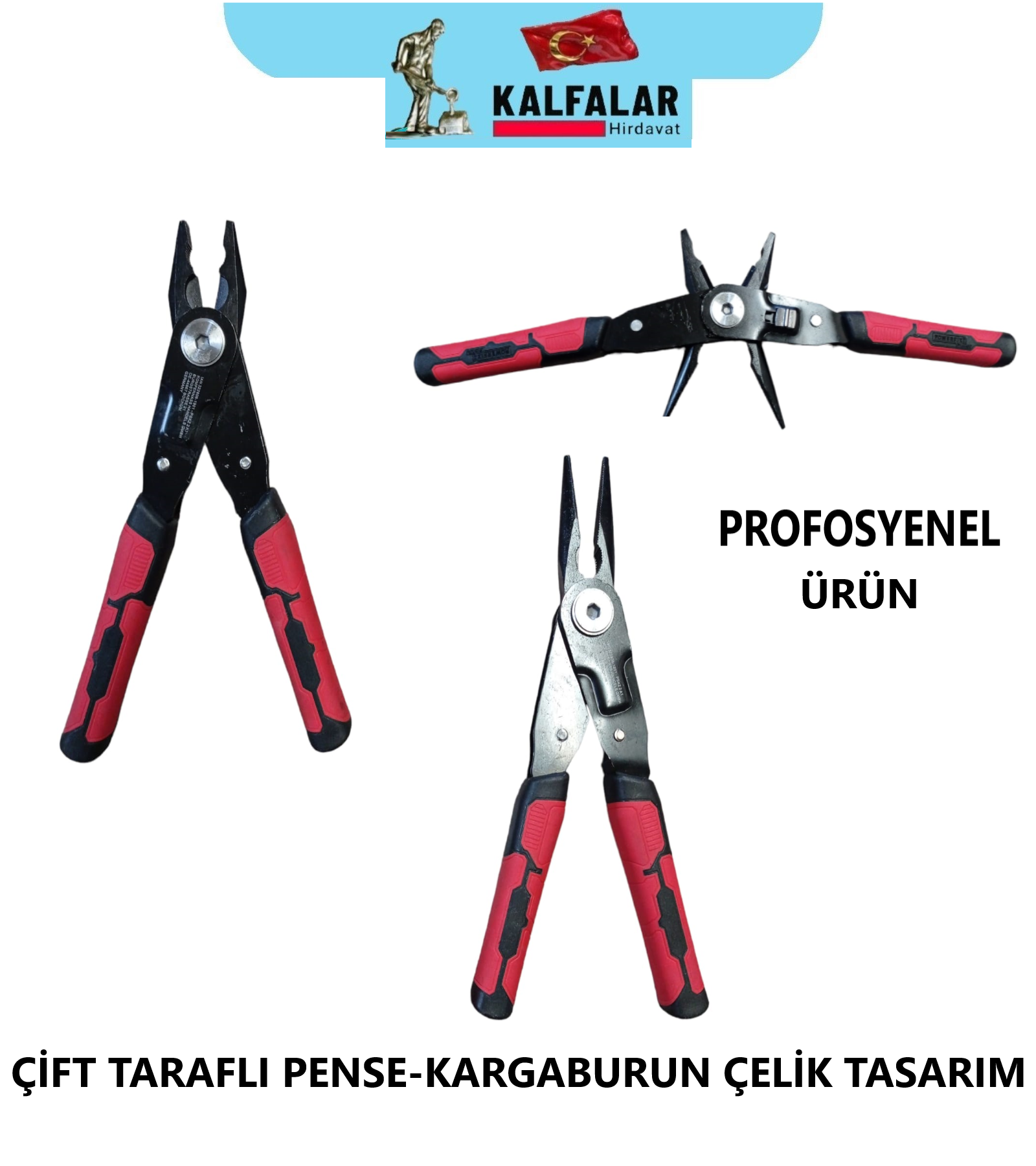 PENSE VE KARGABURUN ÇİFT TARAFLI ÇELİK TASARIM PROFOSYENEL ÜRÜN