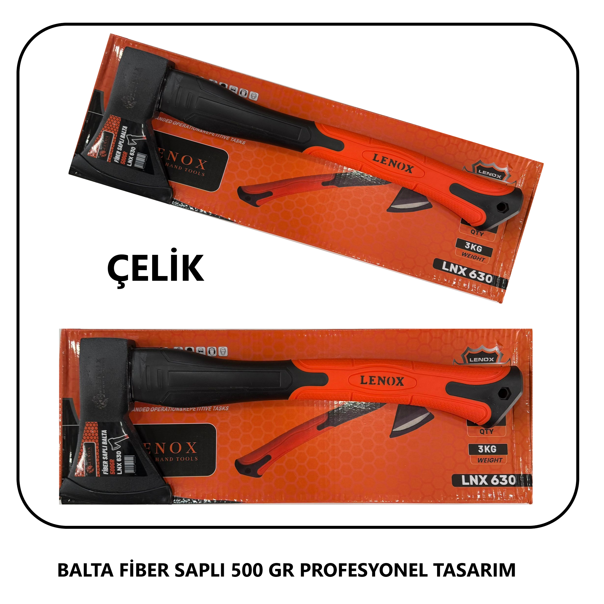 BALTA FİBER SAPLI ÇELİK 500 GR PROFESYONEL 