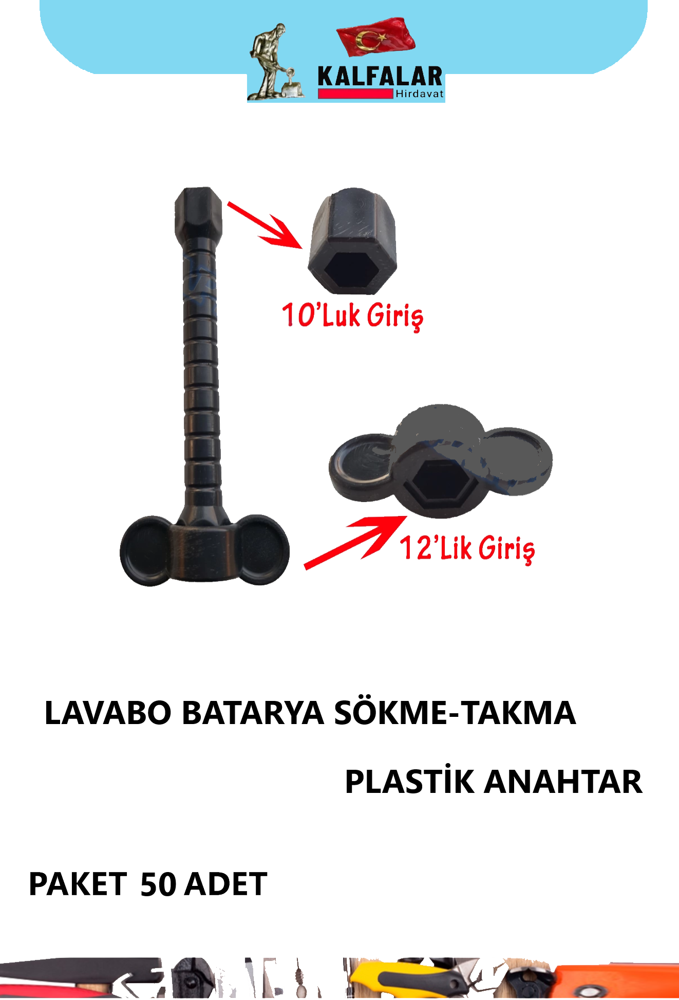 BATARYA SÖKME TAKMA PLASTİK ANAHTAR 10-12 ÖLÇÜ