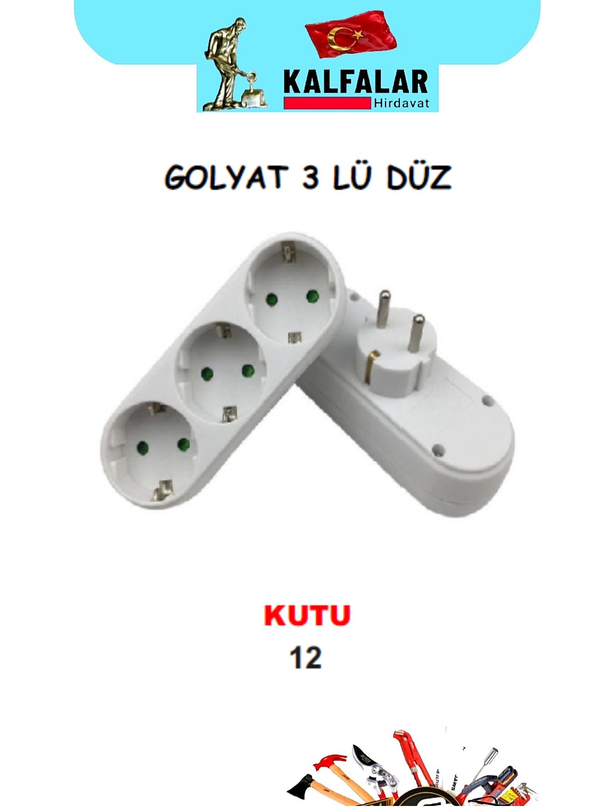 PRİZ GOLYAT 3 LÜ DÜZ