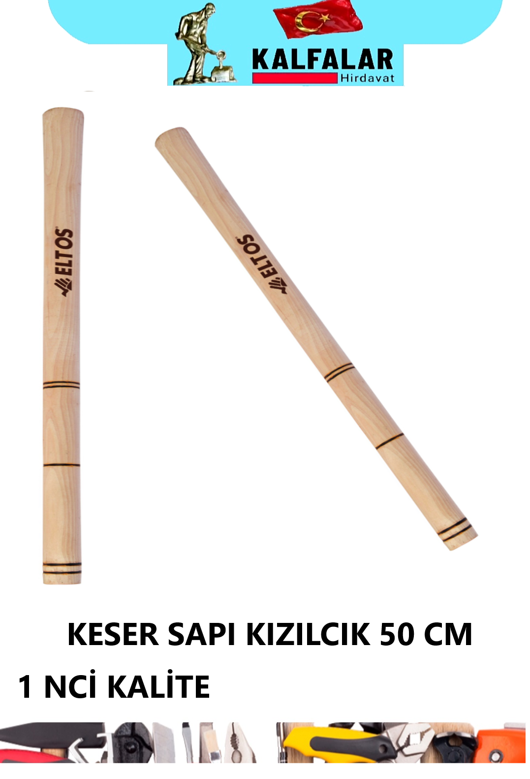 KESER SAPI 50 CM KIZILCIK 1 NCİ KALİTE